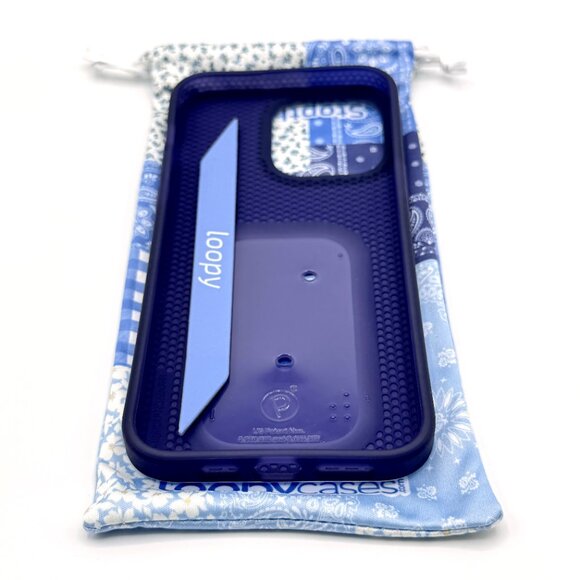 NWT Loopy BANDANA BLUES iPhone 15 Pro Max Phone Case - Picture 3 of 8